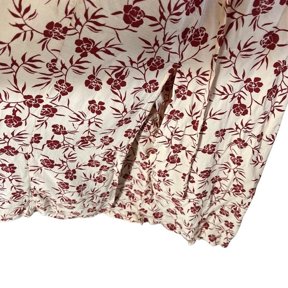 FAITHFULL THE BRAND x ANTHROPOLOGIE Rivera Floral Wrap Midi Dress - Picture 9 of 12